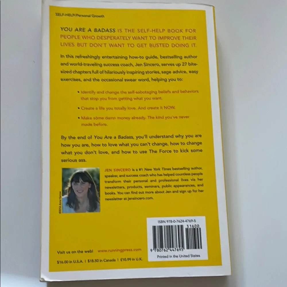 You Are a Badass Book by Jen Sincero - Picture 2 of 5